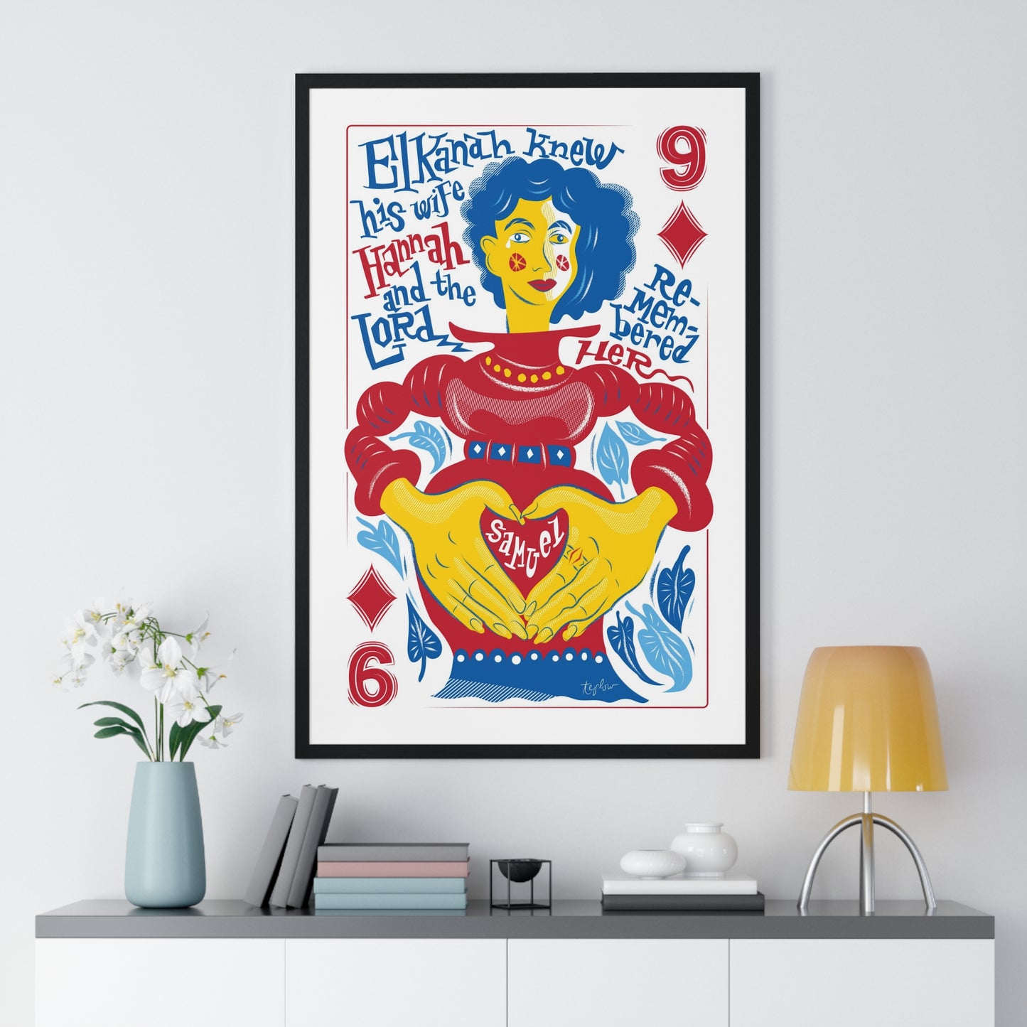 Hannah: Premium Framed Vertical Print