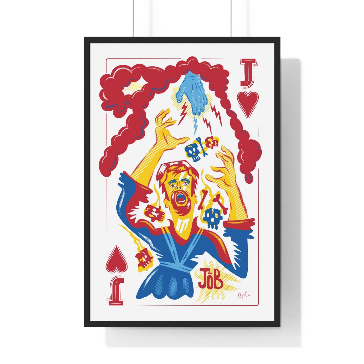 The prophet Job: Premium Framed Vertical Print