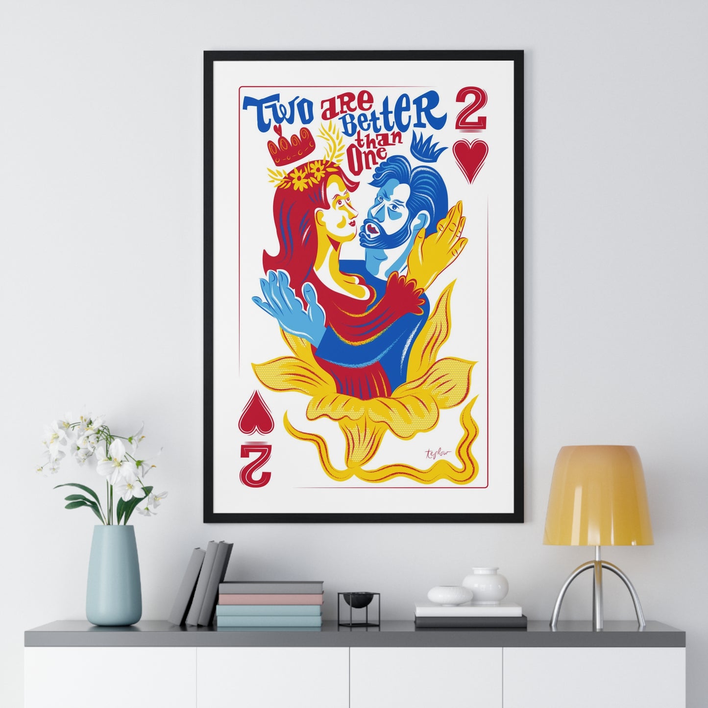 Two are better than one : Premium Framed Vertical Print